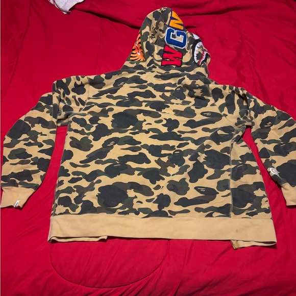 Bape Jackets & Coats Bape Hoodie Size Large Poshmark